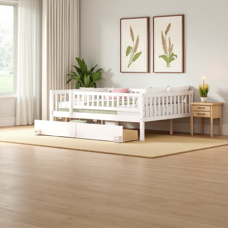 Wood Daybed, White