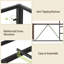 Lit mezzanine simple en L avec bureau, 3 tiroirs de rangement, station de charge, structure de lit mezzanine en métal avec lumières DEL et échelle