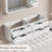 60" Modern Wall-Mount Double Sink Bathroom Vanity Base Only, Painted Floating Cabinet, Soft-close Drawers-110974070