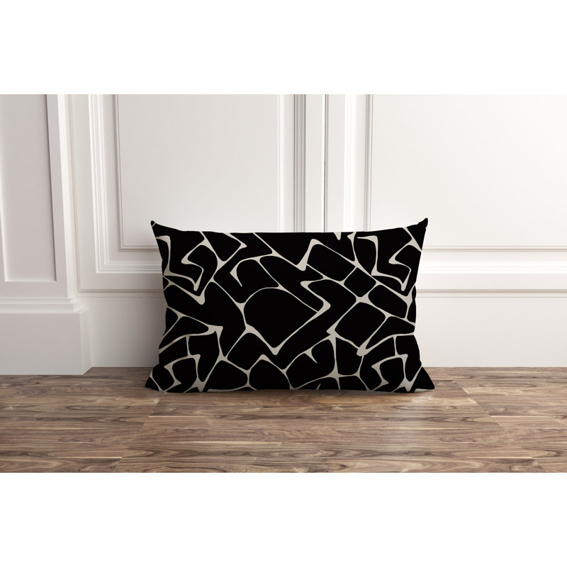 Housse de coussin d'extérieur Huxley, Noir