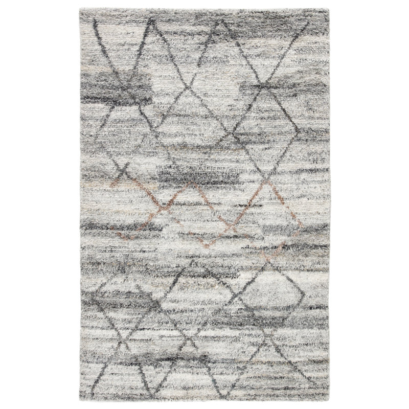 Geometric Area Rug, Rectangle 5' x 8'
