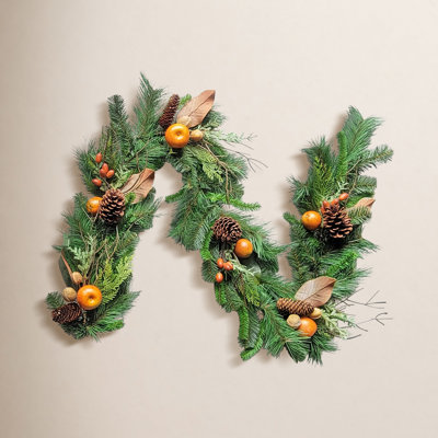 72" Fruit & Pinecone Thanksgiving Garland