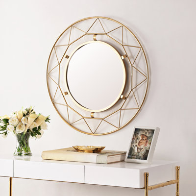 Bidinger Metal Flat Wall Mirror