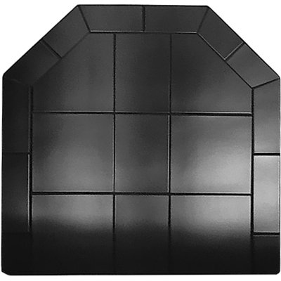 Flat Wall Hearth Pad - Black Knight