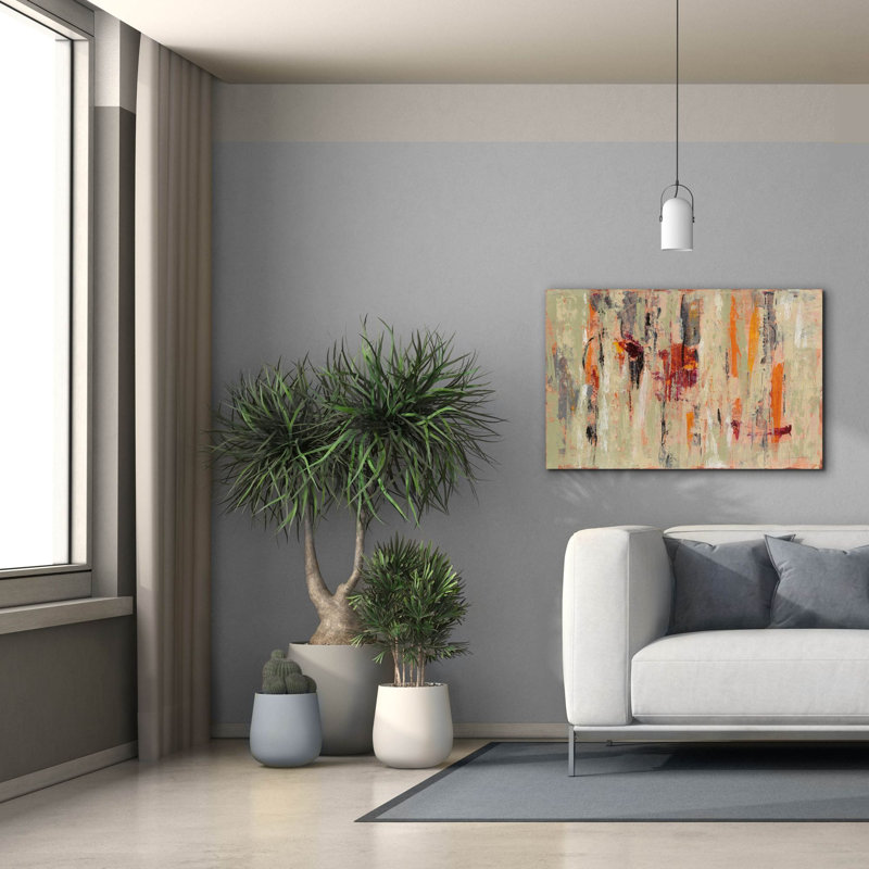 «Graffiti Wall I» par Silvia Vassileva, art mural sur toile, H 26 po x l 40 po x P 1,5 po
