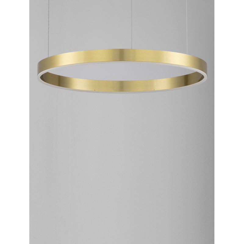 MOTIF 1 - Light LED Pendant, Brass Gold