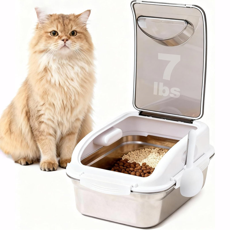 Contenant pour aliments en acier inoxydable, 7L