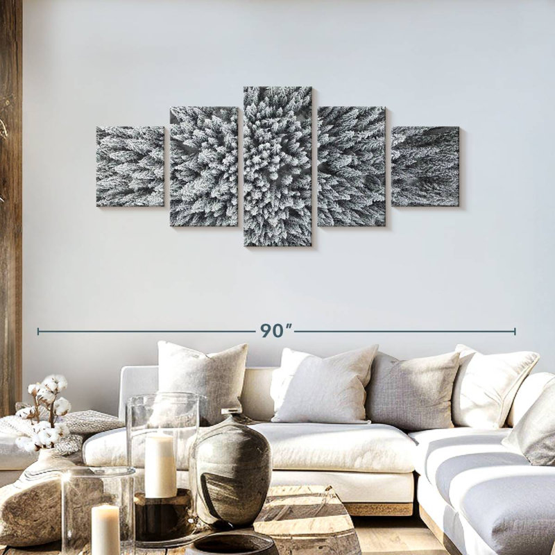Pine, 30" H x 68" W