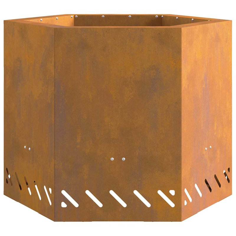 Modern Smokeless Fire Pit, 51cm H x 58cm W x 58cm D, Brown