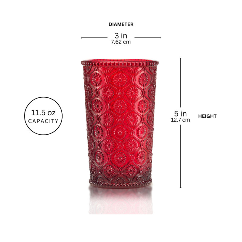 Verre Mitzi Highball, Rouge