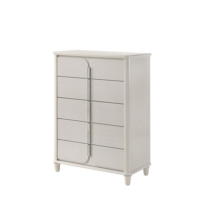 Laveda Pearl White Finish Chest