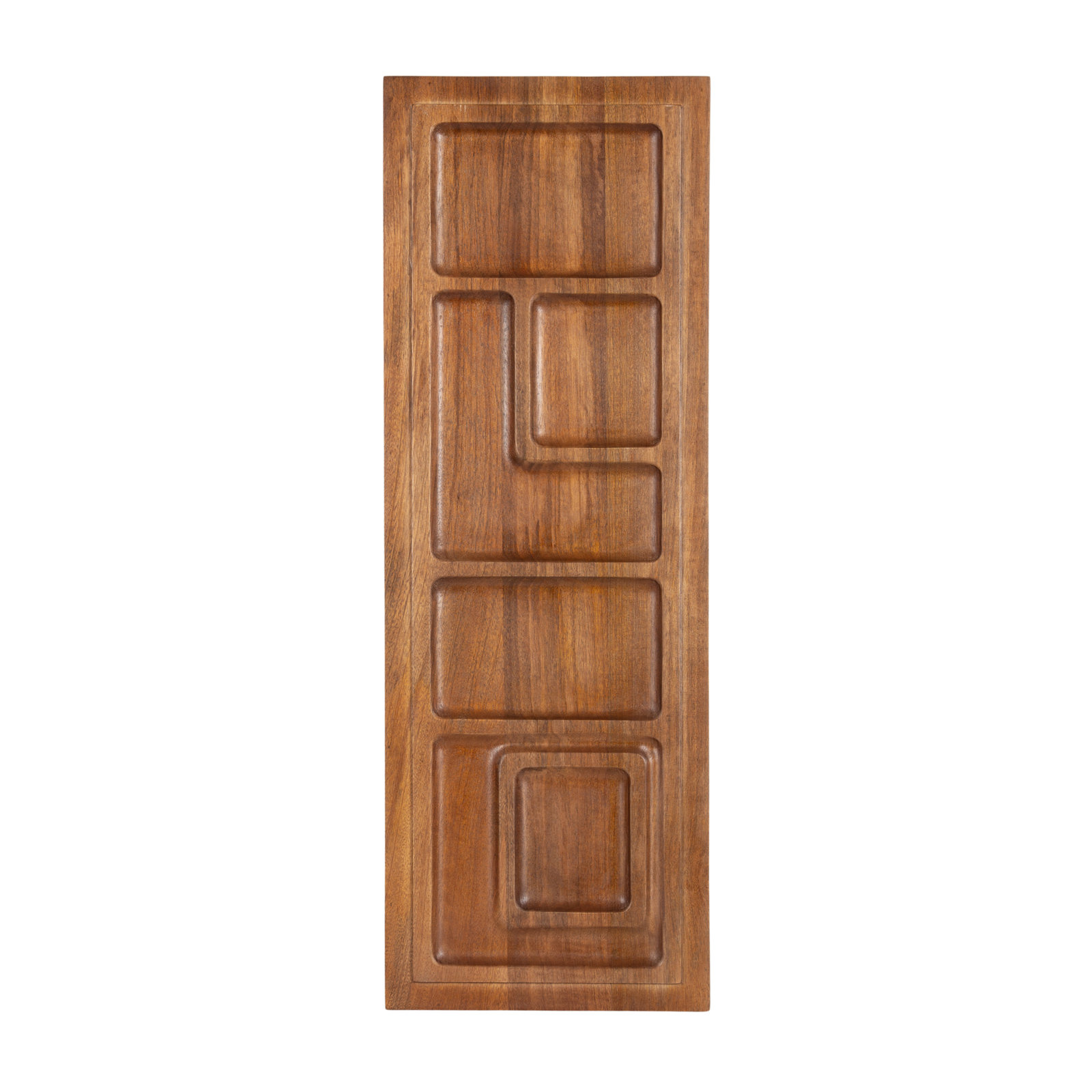 Tala Solid Wood Panel Wall Art Plaque, Brown