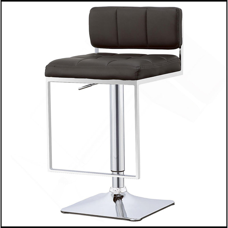  Tabouret de bar réglable, Noir