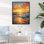 Beach Photo Sunlit Horizons VII - Print on Canvas