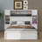 Arnitha 4 Drawers Storage Platform Bed with Bookcase Headboard-631809510-622751875