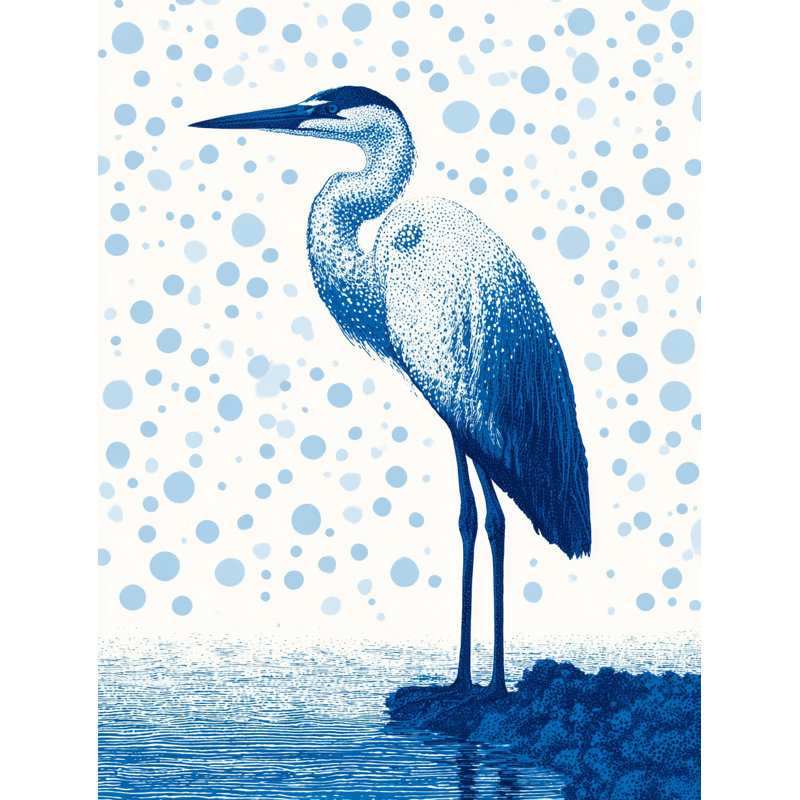 Art mural Indigo Shore, H 24 po x l 16 po