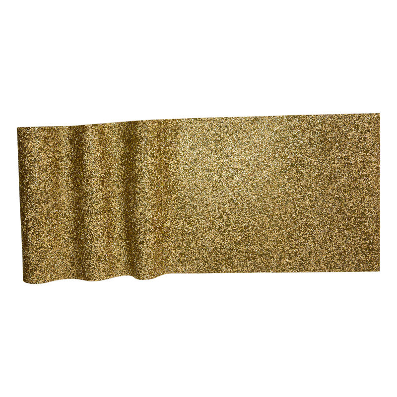 Chemin de table Sparkles Home | Strass | Revers antidérapant | Plusieurs tailles disponibles, 108 po x 13 po, Champagne