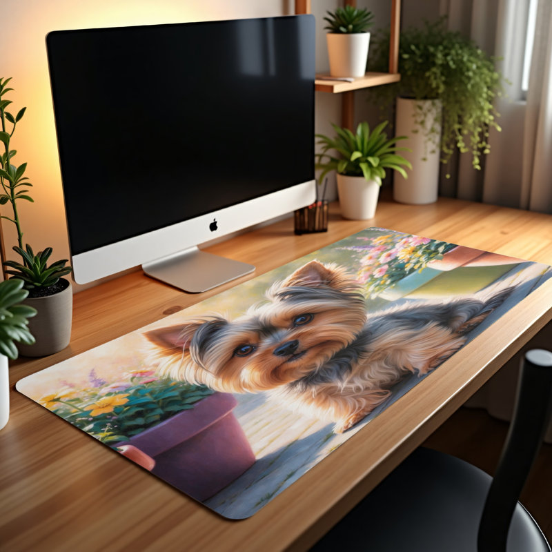 Polyester Desk Pad, 31.5x15.5