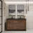 Bayyinahi 58.82'' Double Bathroom Vanity with Plastic Top-1219101949