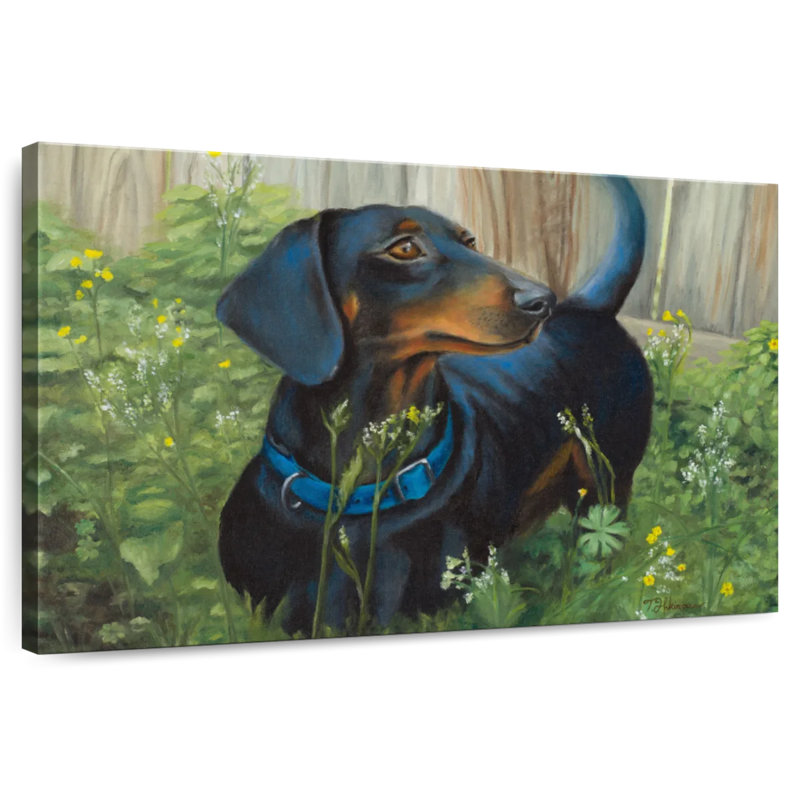 Brampt Dachshund, 26" H x 39" W