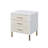 Montrey 3-Drawer Nightstand with Gold Legs-1684521171