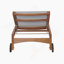 Chaise longue d'extérieur à structure en bois-353950005