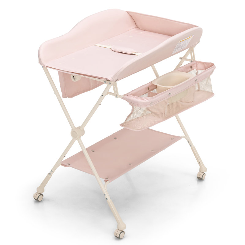 Croteau Changing Table, Pink