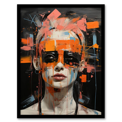Break The Make Up Mould Punk Girl - Single Picture Frame Print