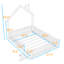 Lit de maison pleine grandeur Charm-1781759334