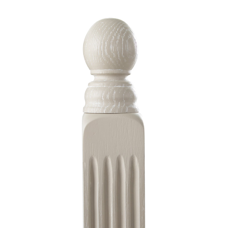 Caroline Bed - White, Twin