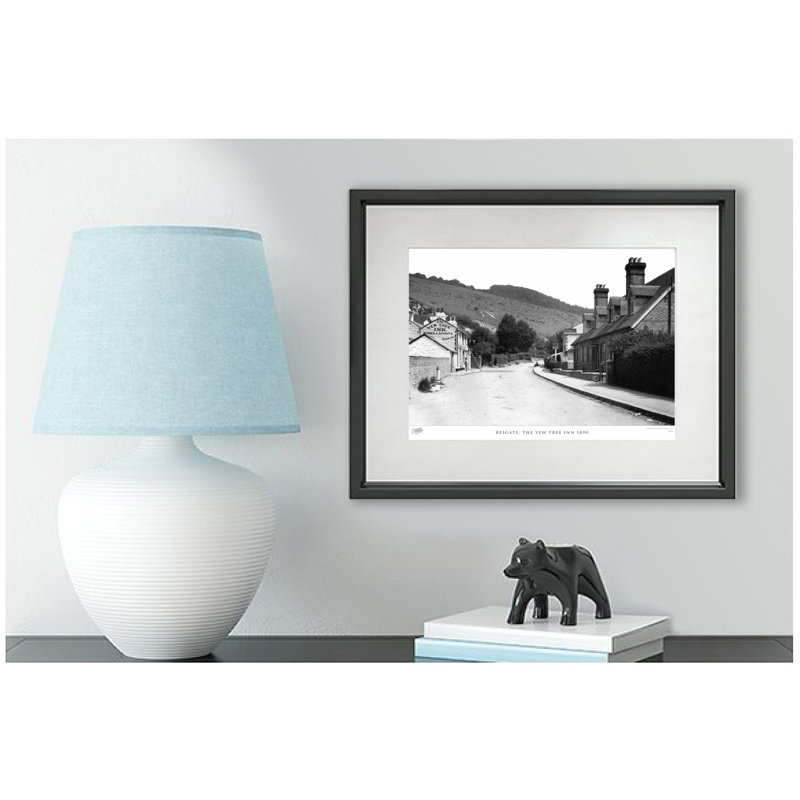 Reigate, The Yew Tree Inn 1890 by Francis Frith - Single Picture Frame Print, 28cm H x 36cm W x 2.3cm D