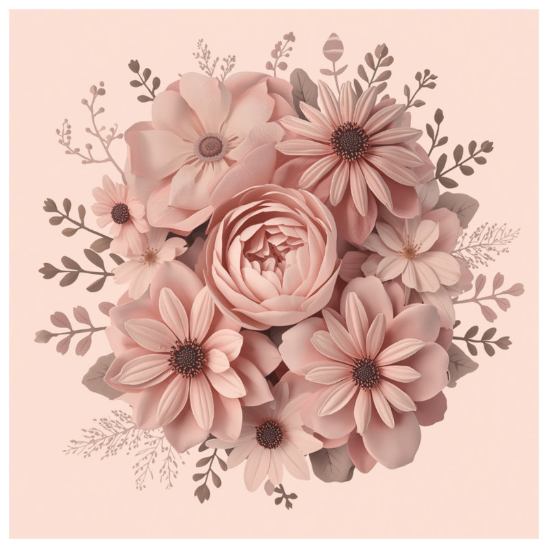 Rideau de douche rose à motif floral extra long, 70 po l x 72 po H