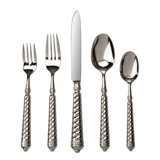 Spirale 5 - Piece Stainless Steel Flatware Set - Service for 1