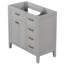 Meuble-lavabo de salle de bain sans lavabo, base d'armoire seulement, armoire de salle de bain avec tiroirs