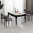 Sherpa Upholstered Metal Dining Chairs-1389094372-1355078510