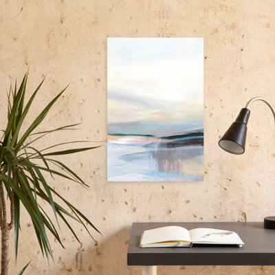 Art contemporain abstrait paysage serein paisible paysage marin