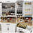 Kitchen Island with Rubber Wood Table Top