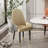 Jentree Faux Leather Solid Back Dining Chairs-1980264487