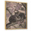 «Two Gray Kitting Sleeping In A Tree», impression sur toile-1688669403-1688669402