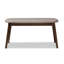 Banc en bois massif Cronin-28199600