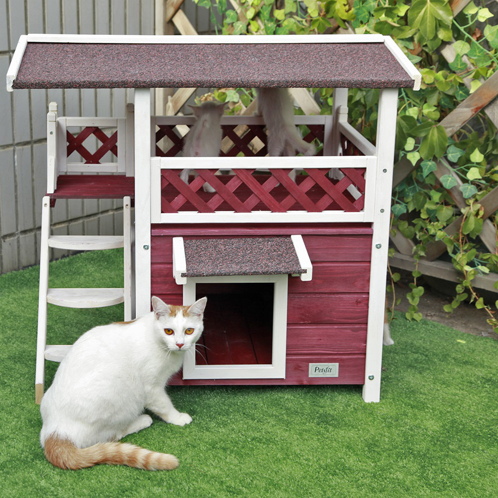 Chavie Outdoor Cat House and Condo Tucker Murphy Pet™ 
