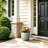 Concrete Round Planter / Pot With Drainage Holes-1472289347-1472289346