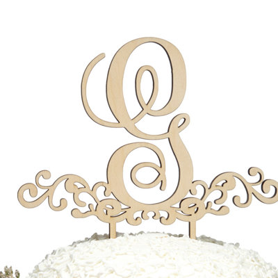Wood Cake Topper