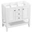 Meuble-lavabo de salle de bain sans lavabo, deux buffets et tiroirs, buffet moderne DAGEWF299657AAK
