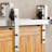 Brushed Nickel Classic Design U Shape Brackets Double Track Bypass Two Door Hardware Kit-45200004