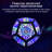 Infinite Dodecahedron Decor 3D Hyper Cube RGBW Changing Night Lighting