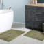 Ensemble de tapis de salle de bain antidérapant en coton 2 pièces Sandcliff-2025693875