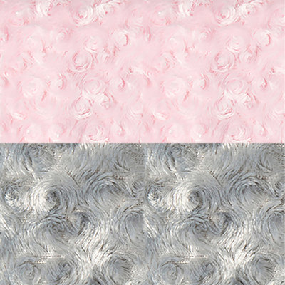 2 Pack Curly Plush Baby Blankets