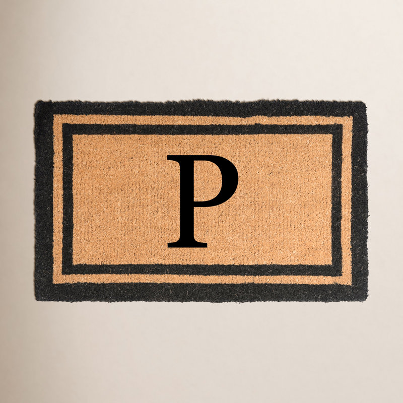 Tapis de porte d'extérieur 36 po x 22 po Welcome, P