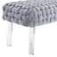 Lonie Polyester Upholstered Bench